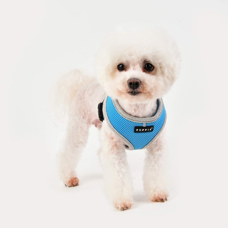 Puppia Soft Harness II - Sky Blue - M - Image 3